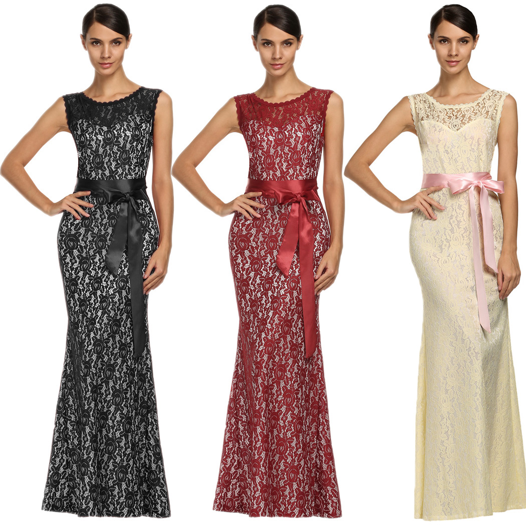 Unique Big Discount Elegant Women Lady Dress Sleeveless