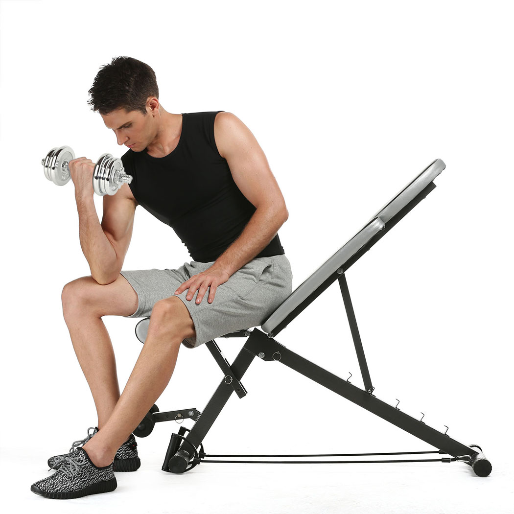 Wondershopping Ab Exercise Bench Foldable Adjustable Sit Up