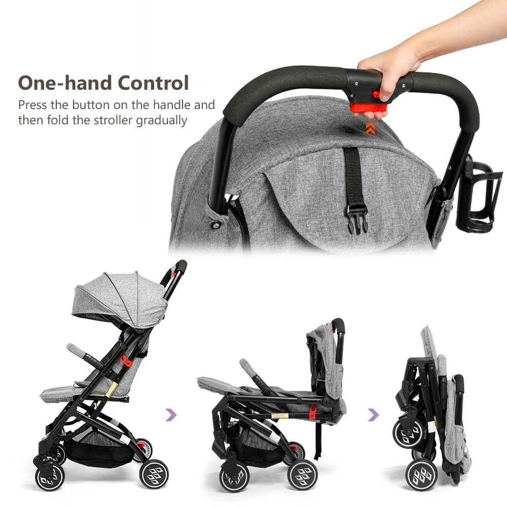 collapsible pushchair stroller