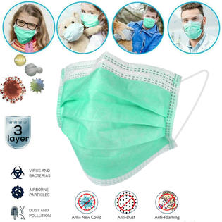 50 pcs disposable respirator earloops mouth face masks 50 pcs disposable respirator earloops mouth face masks