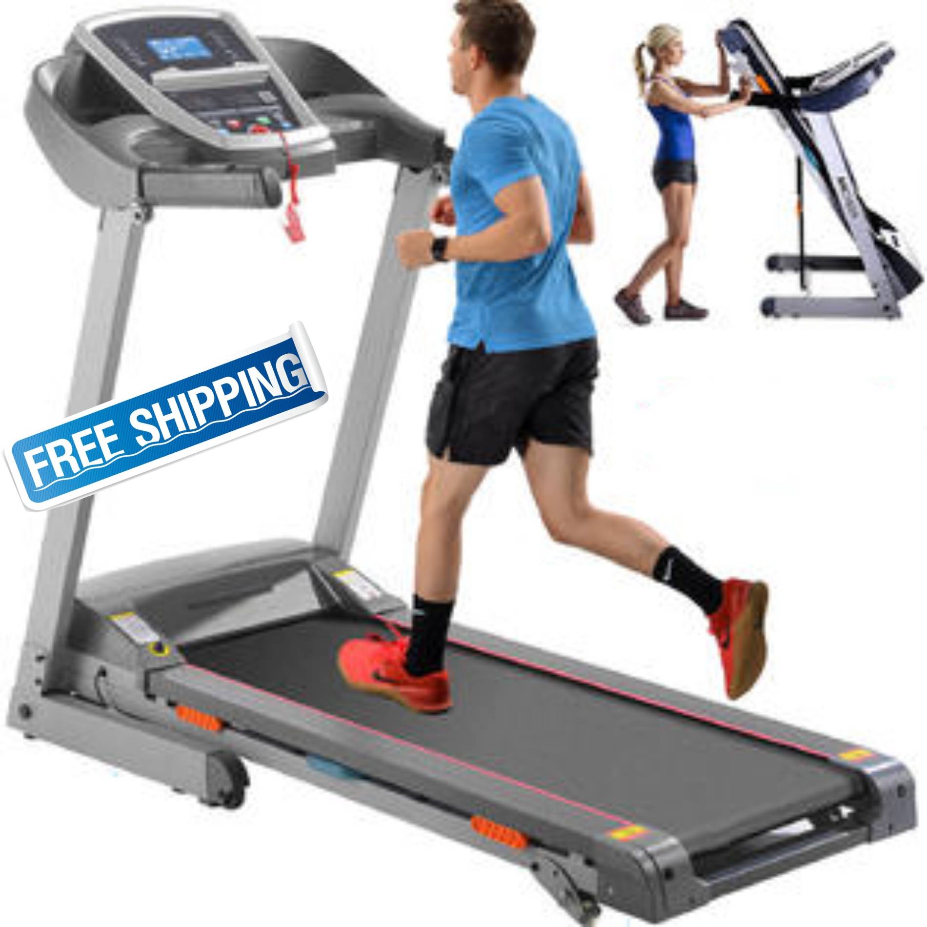 Ancheer 3 0hp Folding Treadmill With Incline Electric Treadmill Motorized Running Jogging Bluetooth For Home Office 300lbs Capacity