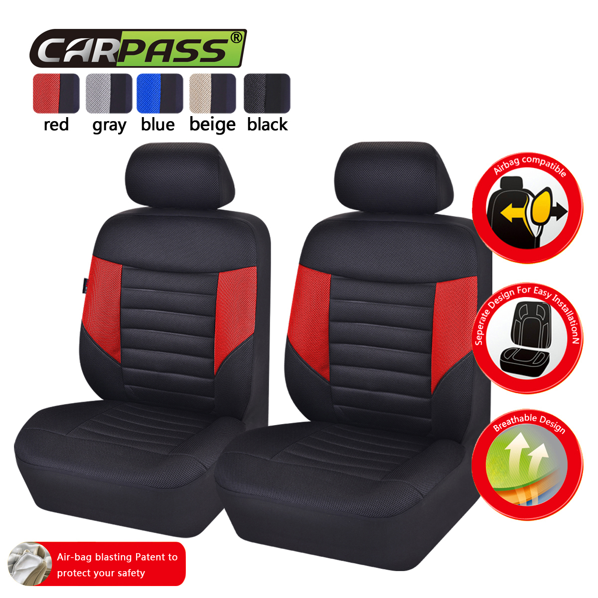 6PC Universal Car Side Skirts - Adjustable ABS Body Kit For Anti-Scratch Protection