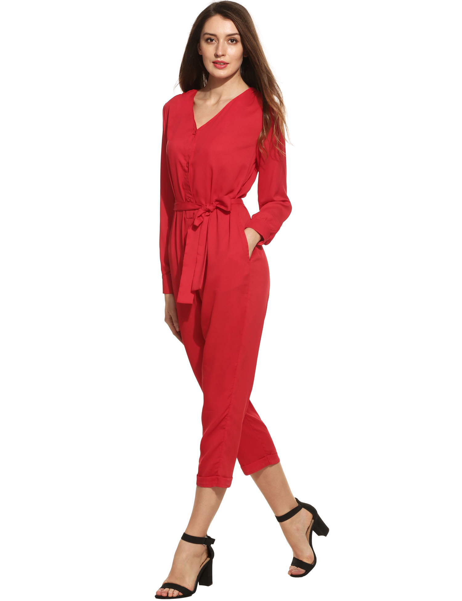 long sleeve jumpsuit sale