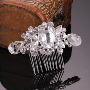 Hot Sale Wedding Flower Crystal Rhinestones Diamante Pearls Hair