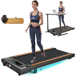 Ancheer Walking Pad Under Desk Treadmill with Incline,Remote Control,LED Touch Screen,12 Pre-programs,300lbs Capacity,Installation-Free