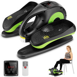 Dreamer Electric Seated Under Desk Elliptical Trainer w/LCD Display&Remote Control,Quiet&Compact Seniors Adults Leg Exercise Equipment