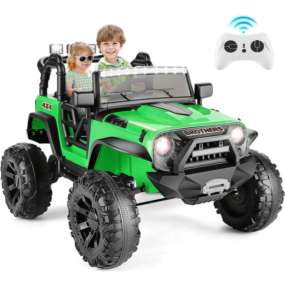 Hikole 2 Seater Kids Ride On Car Truck, 24V 9AH Battery Powered Toy Car ...