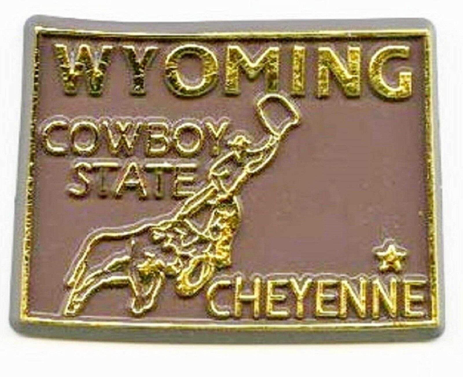 SMS Gifts Wyoming The Cowboy State Fridge Magnet
