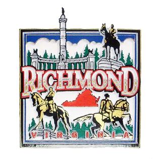 Saddle Mountain Souvenir Richmond Virginia Square Collage Fridge Magnet