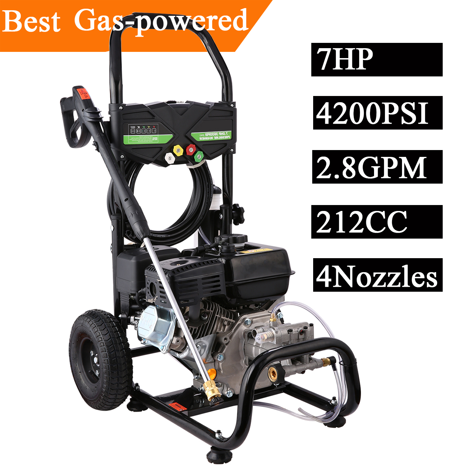 Craftsman 2200 Psi Gas Pressure Washer With 4 5 Hp Briggs And Stratton Engine Pressure Washers Gas From Sears Com