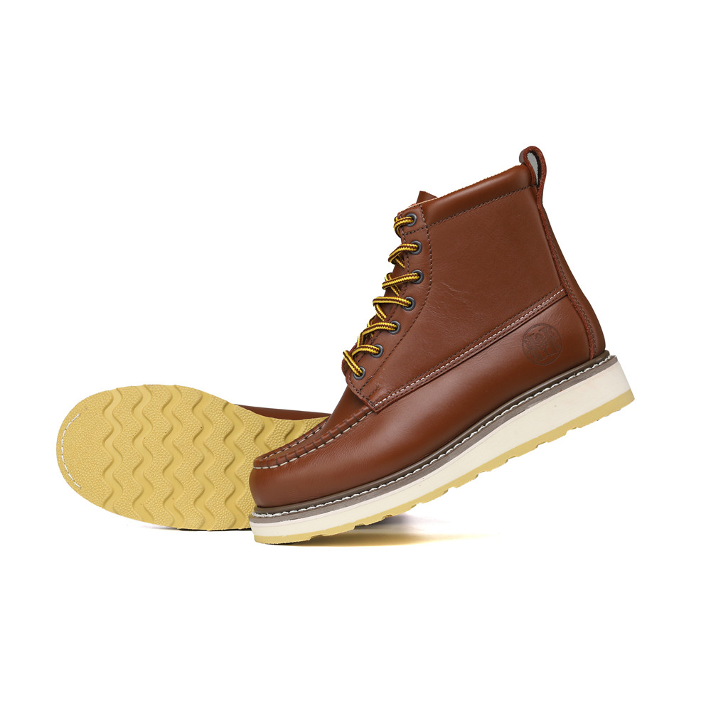 Hardgo Men's Oil Resistant Slip Resistant Work Boots 6" Soft Toe