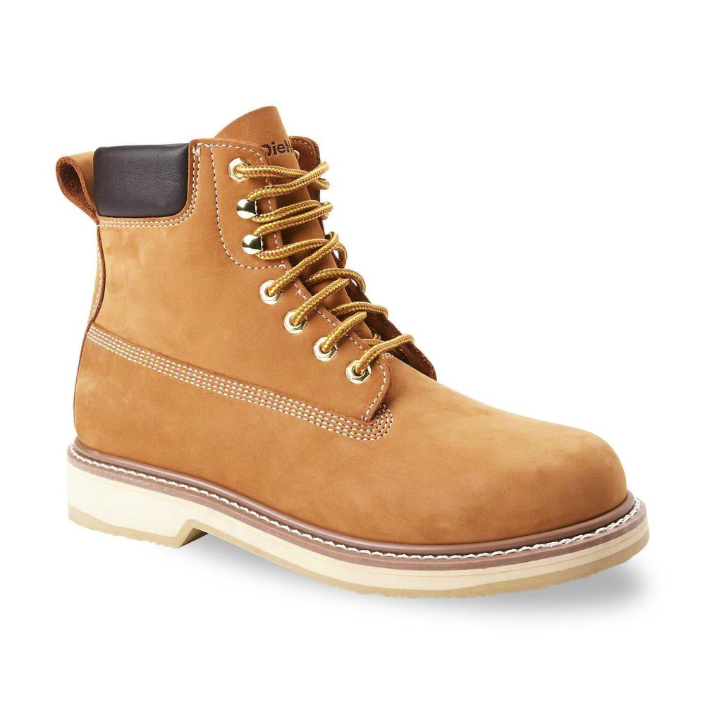 HANDPOINT Men's Soft Toe Nubuck Leather Work Boots Wheat- DH84101