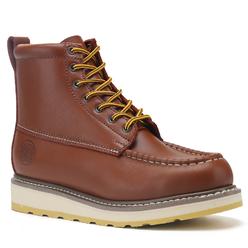 Handpoint Steel Toe Men's 6 Inch Leather Slip Resistant Durability Waterproof Work Boots Work Shoes- Handpoint 84992