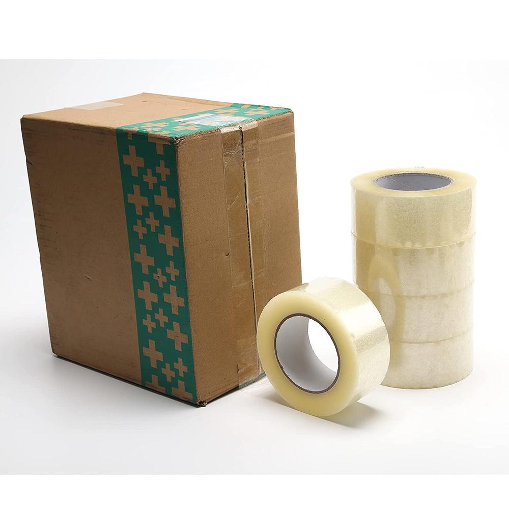 ABALONE Clear Packing Tape, 5 Rolls Heavy Duty Packaging Tape for Shipping Packaging Moving Sealing, 2 mil Thick, 2 inches Wide,