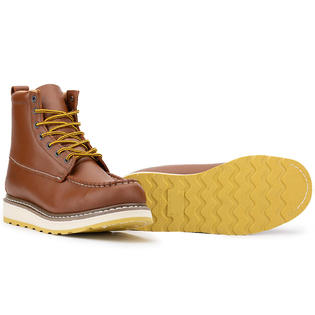 Hardgo Men s 6 Inch Leather Slip Resistant Oil Resistant Durability Soft Toe Work Boots DH84994