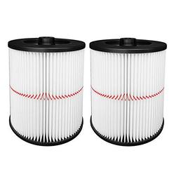 Direct factory 2Pack Cartridge Filter for Shop Vac Craftsman 17816 9-17816 Wet & Dry Air Filter fits 5 Gallon & Larger Vacuum