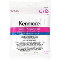 K50104 8 Pack 50104 Kenmore Vacuum Bag, Type C and Q,