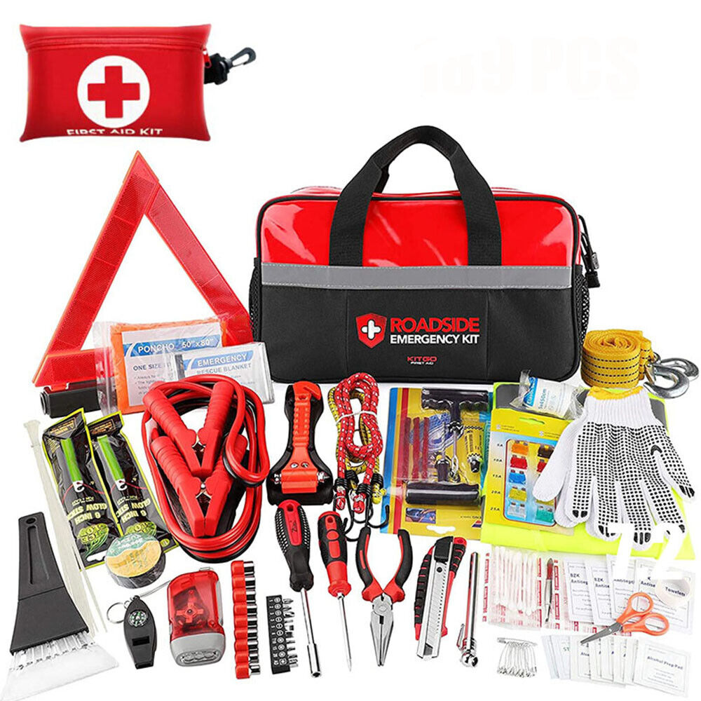 FIRSTBUY Car Emergency Kit Multifunctional Roadside Assistance Car