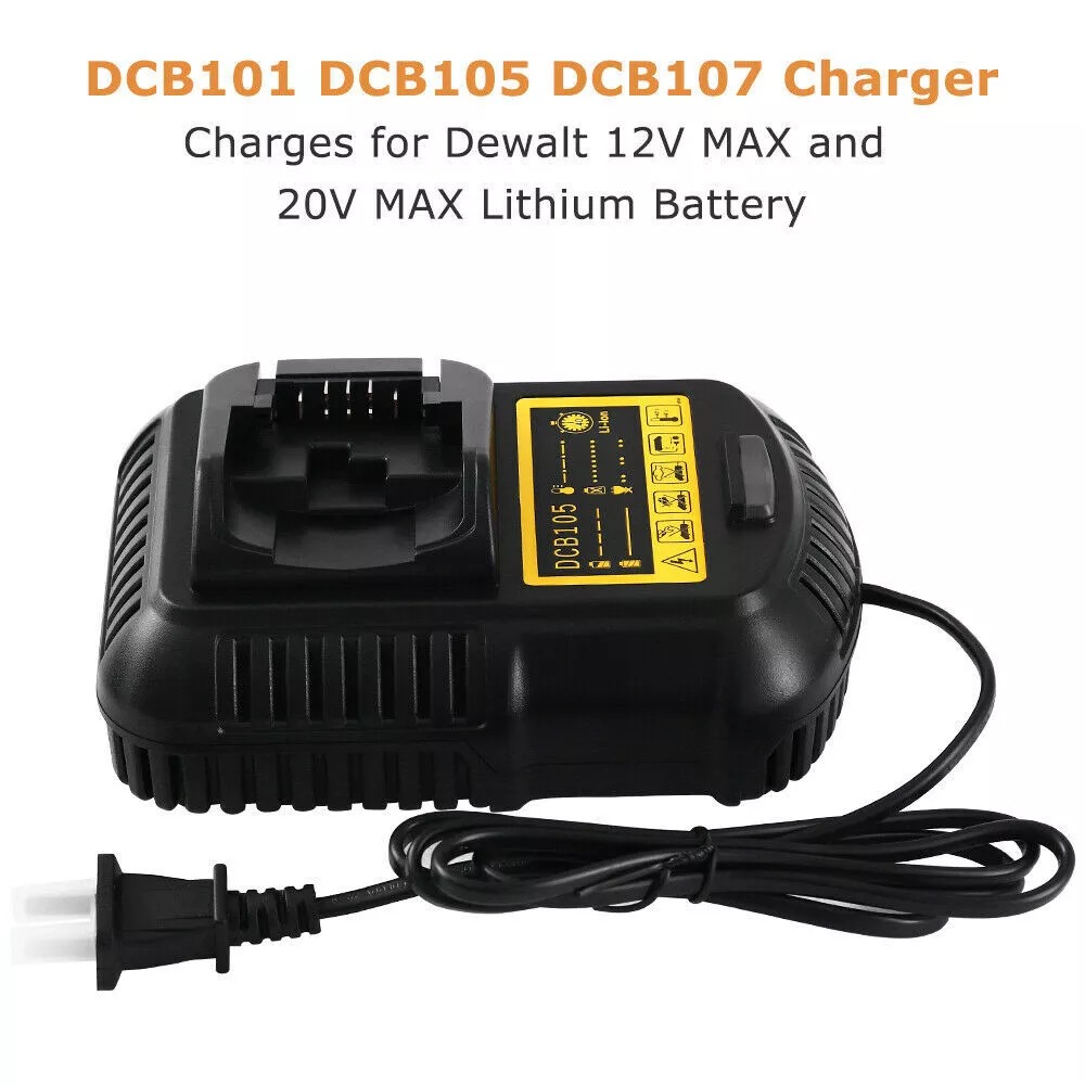 2-Pack 20V 6.0Ah Lithium Battery For DeWalt – Replacement For DCB200 DCB206