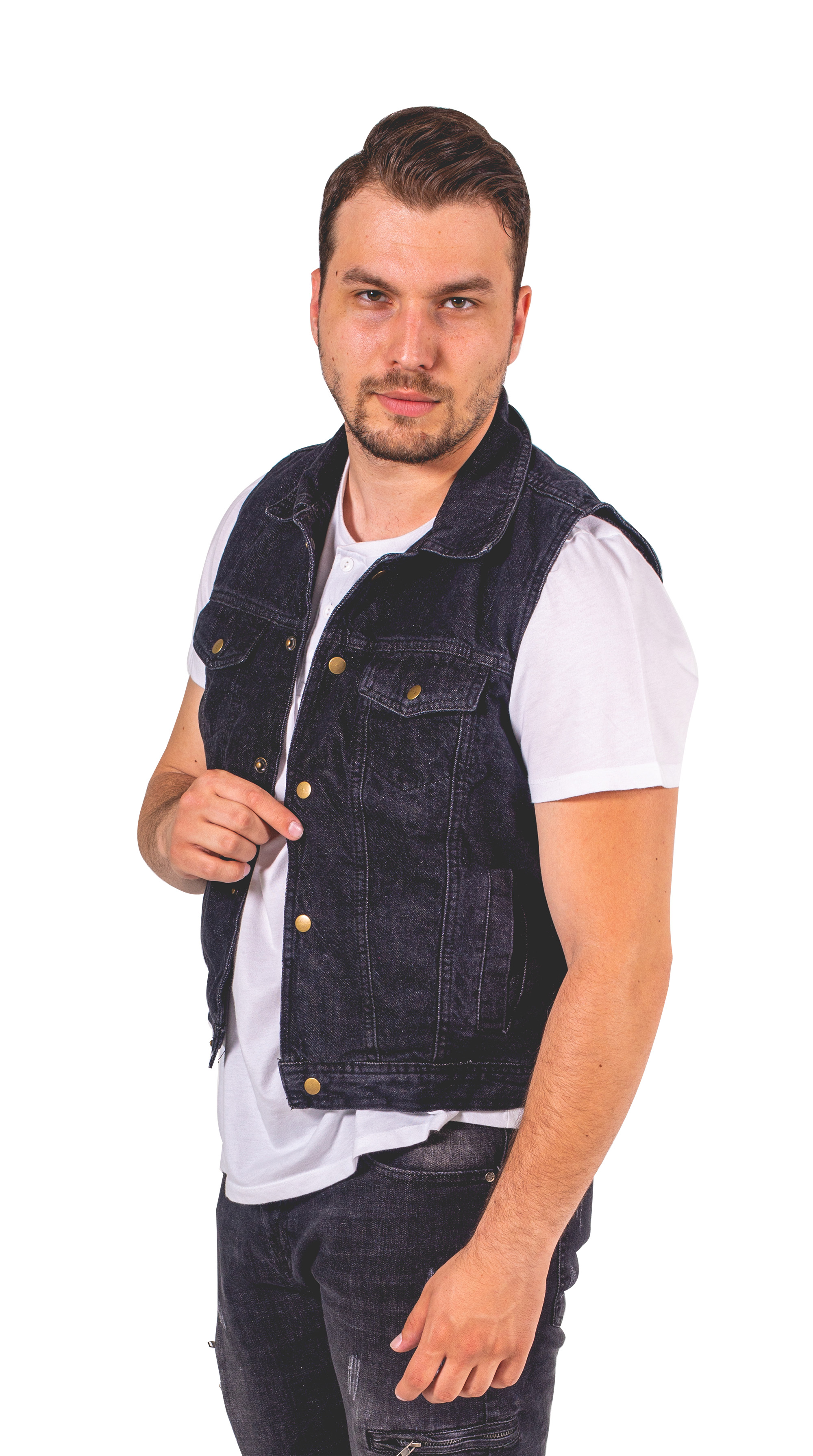 levi biker vest