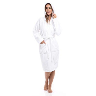 chinese dress ladies Ladies Robe Highly Absorbent Terry Towelling Cotton Dressing Gown Bathrobe  Women Shawl Towel, Blue-M at Amazon Women's Clothing store