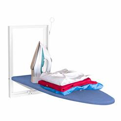 Xabitat Wall Mounted Ironing Board | 37" X 12" Compact Mount Fold Down Ironing Board for Small Spaces | Space Saving with Cotton
