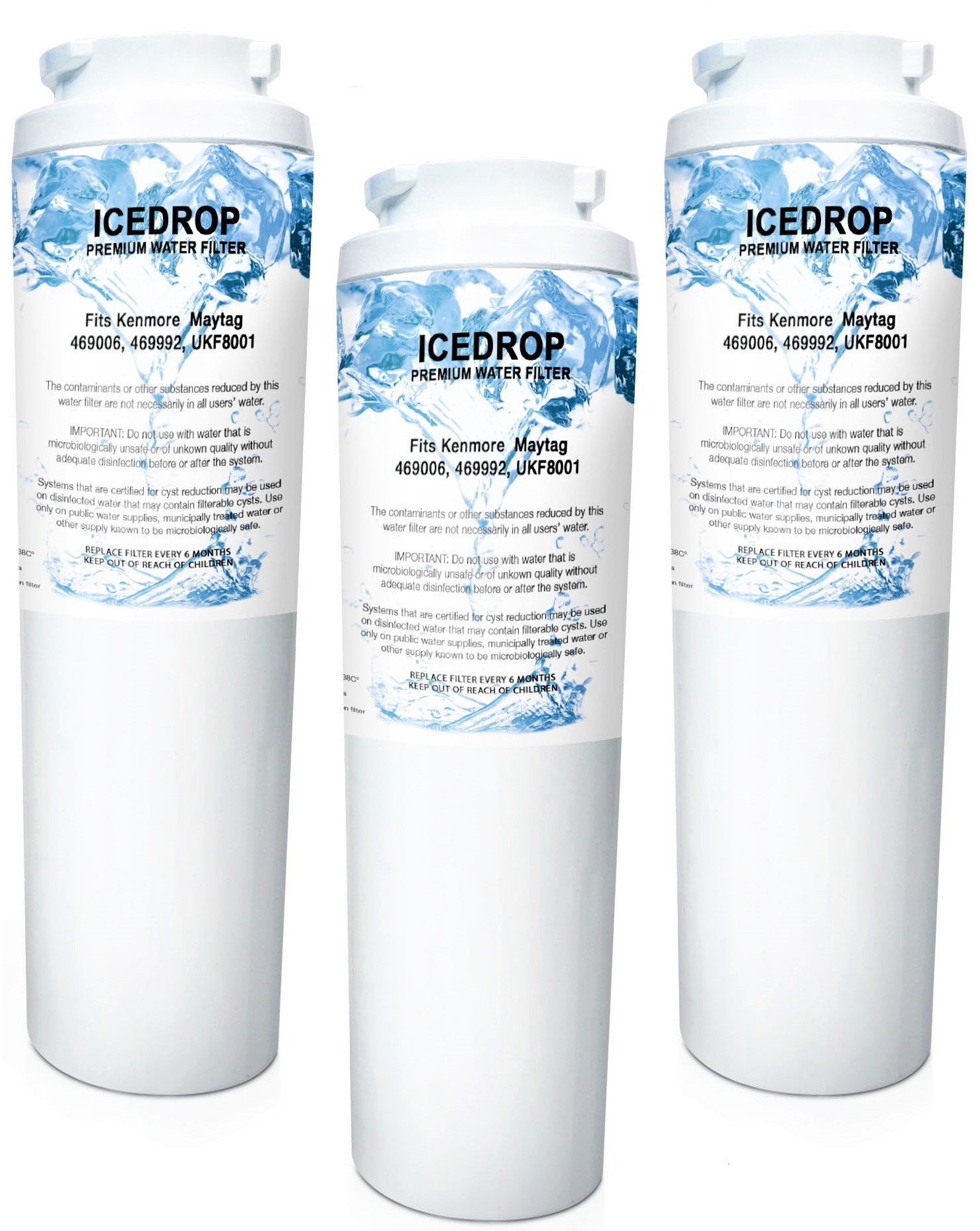 Ice Filter KWFUKF8001000 Refrigerator Water Filter Compatible with