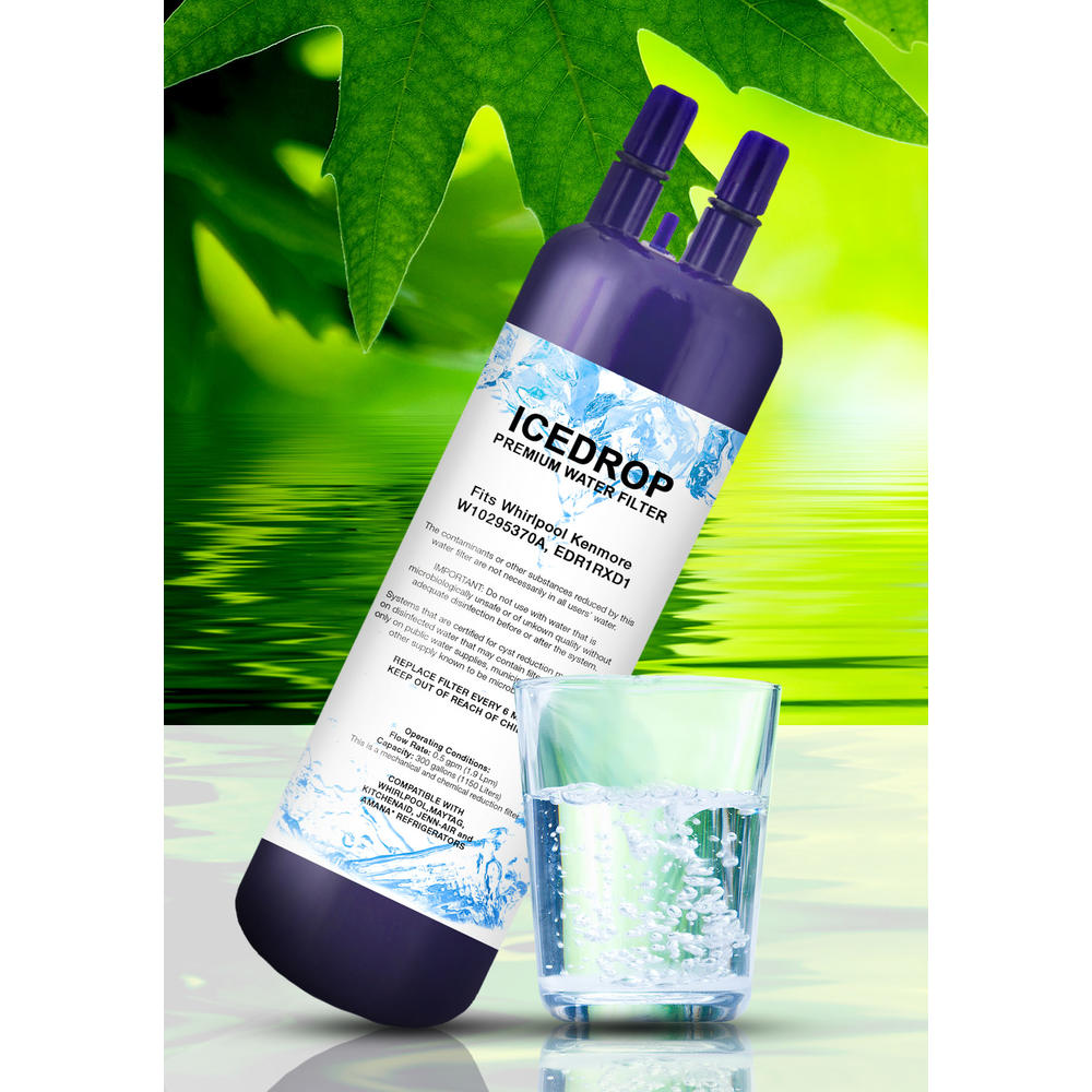 Ice Drop Refrigerator Water Filter Compatible with Kenmore Filter 46