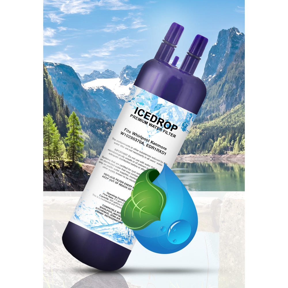 Ice Drop Refrigerator Water Filter Compatible with Kenmore Filter 46