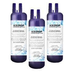 Ice Drop Refrigerator Water Filter Compatible with Kenmore Filter 46-9930 46-9081 W10295370A Filter1 P4RFKB2 WF-537 EDR1RXD1B (3 Pack)