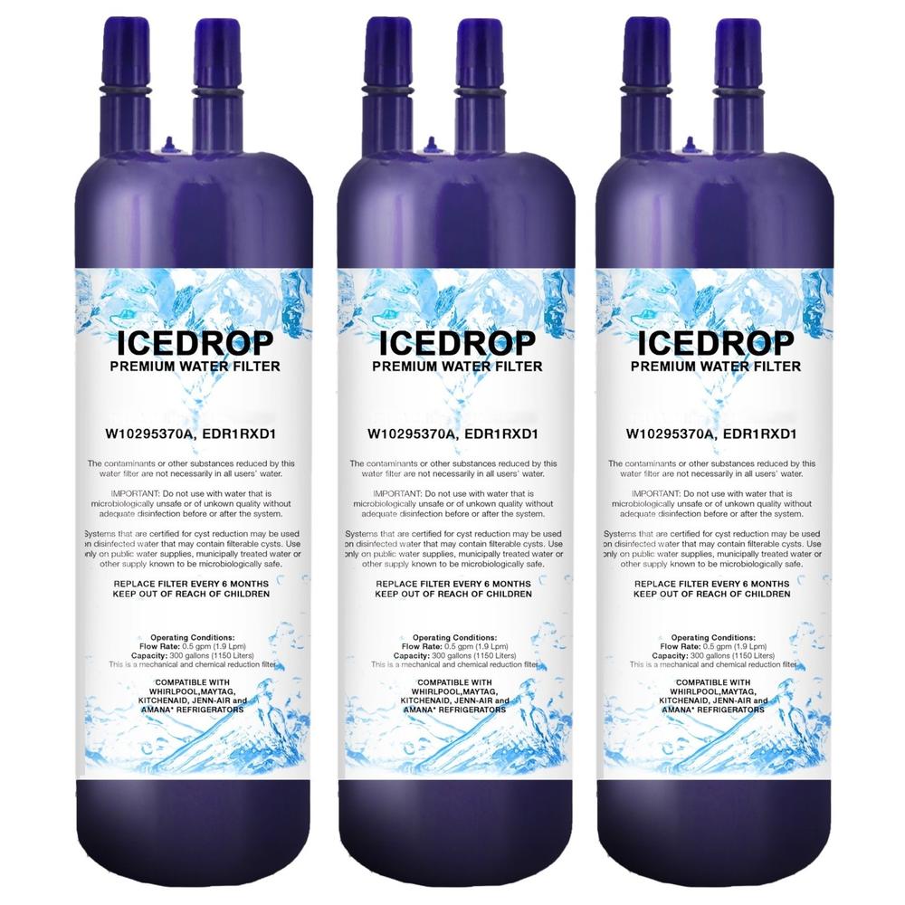 Ice Drop Replacement Refrigerator Water Filter Cartridge Compatible