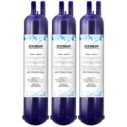 Ice Drop Refrigerator Water Filter Compatible With 4396841, 4396841P, 4396841B, 4396710, 4396711 Kenmore 469020 9030 469083 WF710, 3-Pack