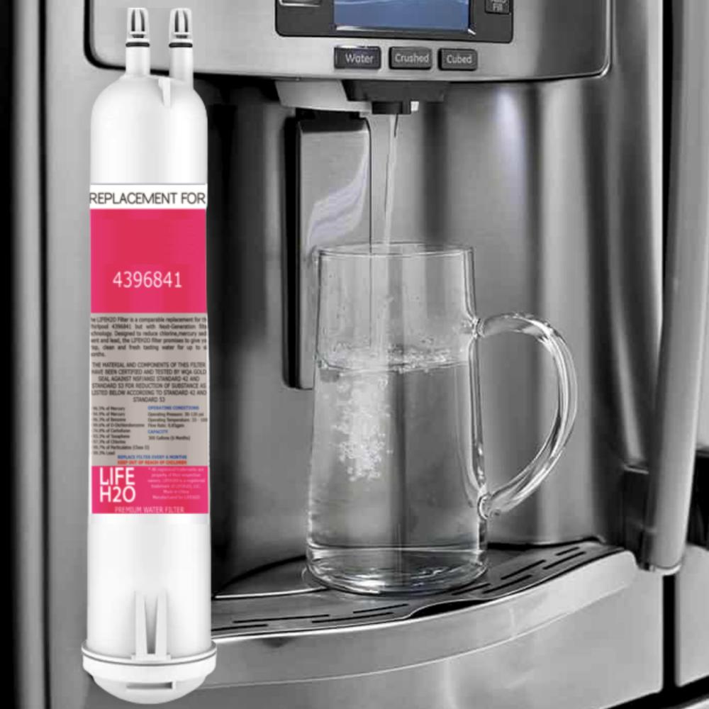 LIFE H2O Refrigerator Water Filter Compatible with Kenmore 4609083