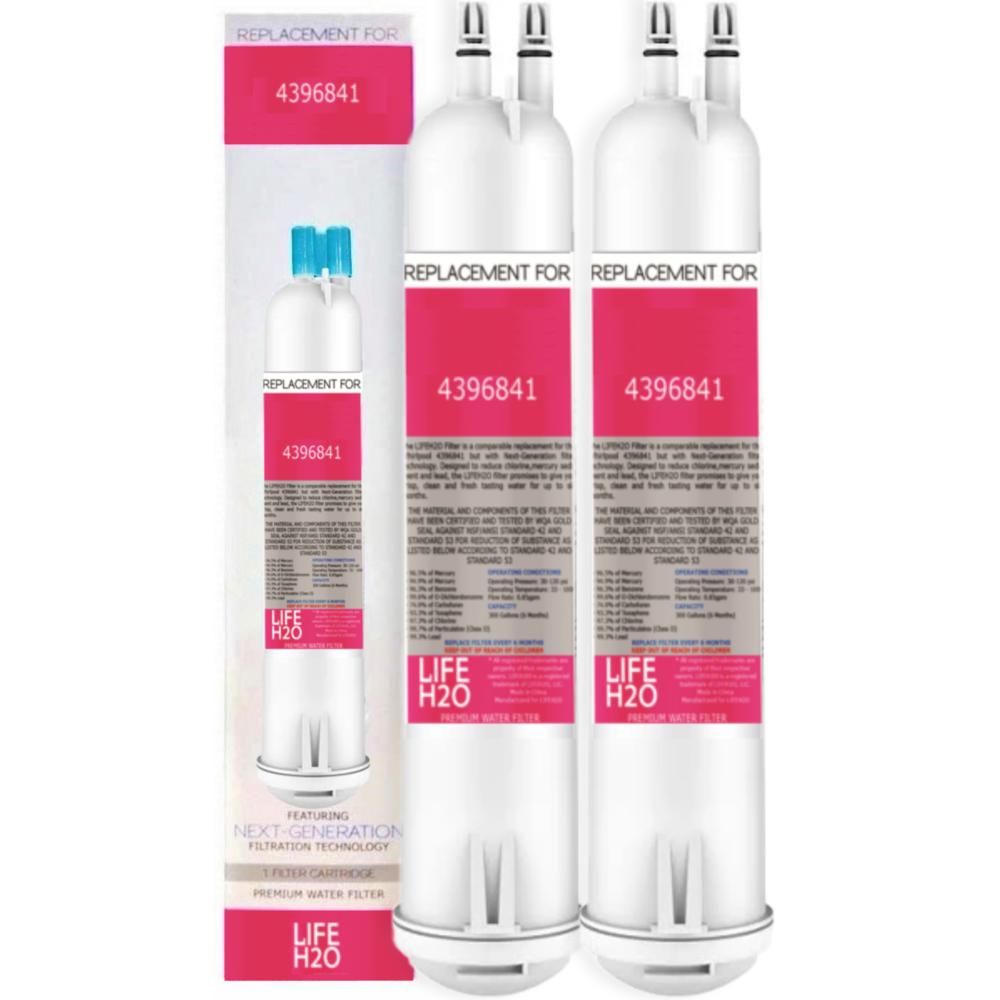 LIFE H2O Refrigerator Water Filter Compatible with Kenmore 4609083