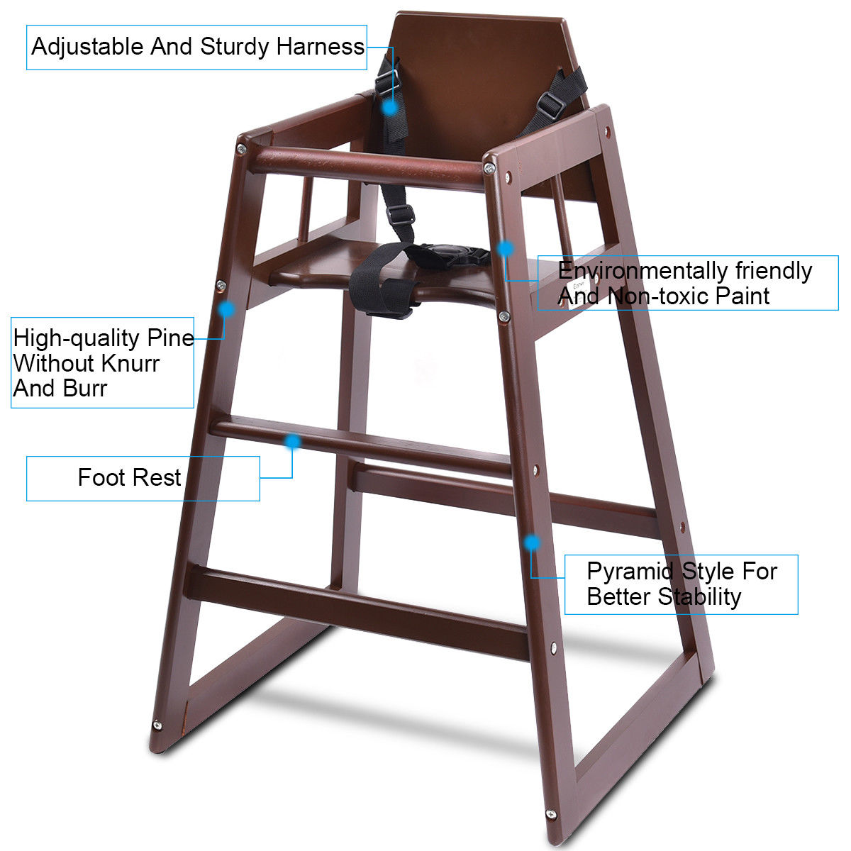 restaurant style high chair