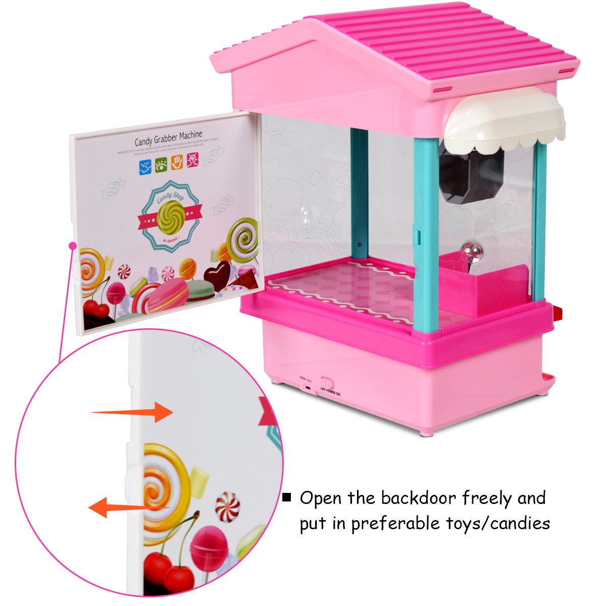 electronic claw toy grabber machine