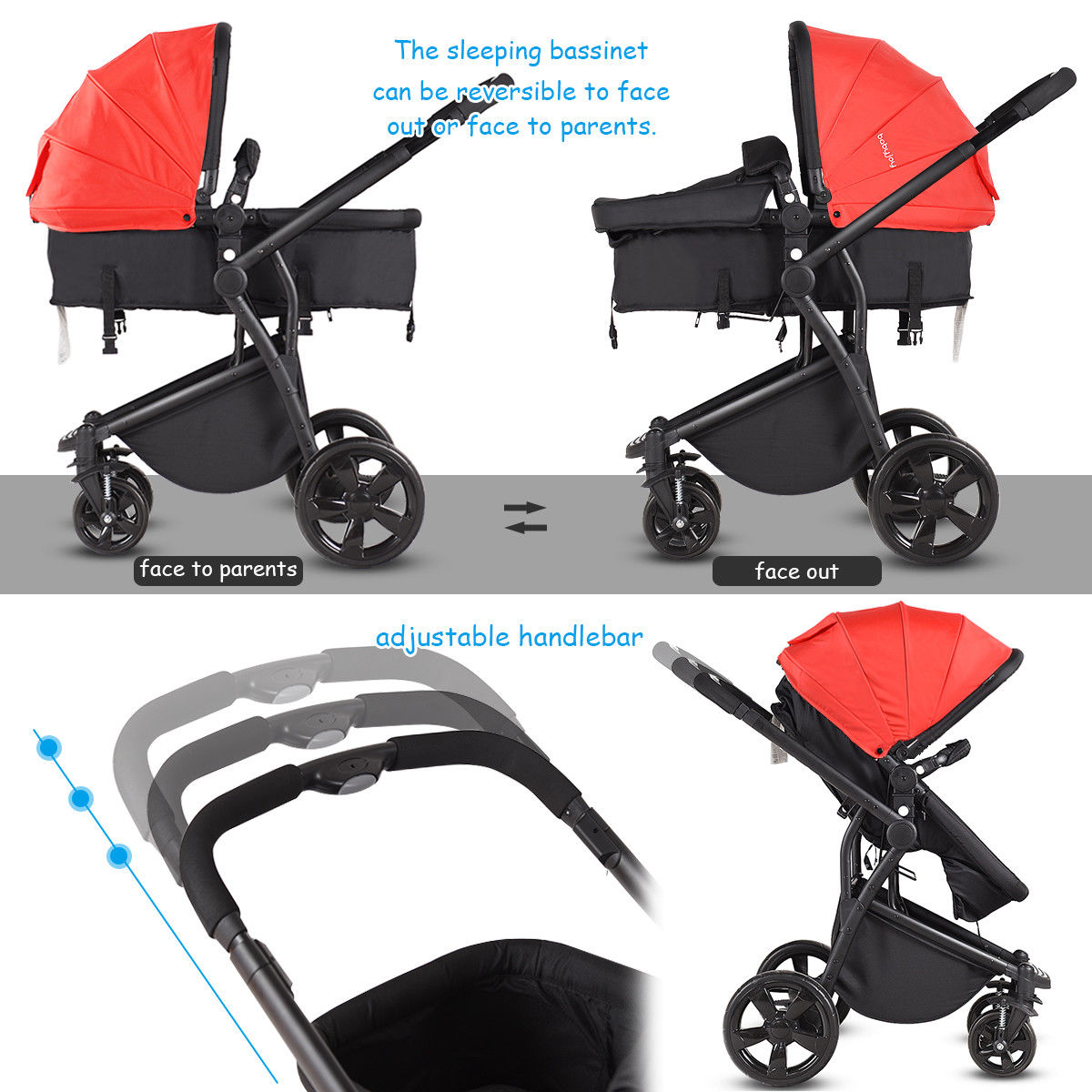 baby buggy 2 in 1