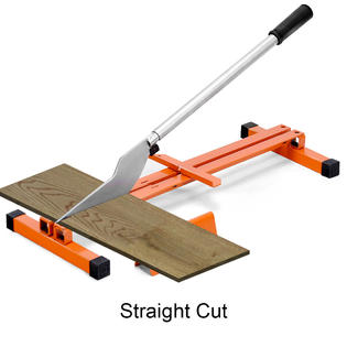 Gymax Laminate Flooring Cutter Hand Tool V Support Vinyl Wood Planks Heavy Duty Steel