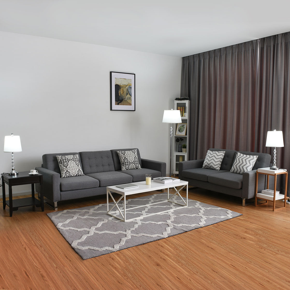 table lamps for living room set of 2