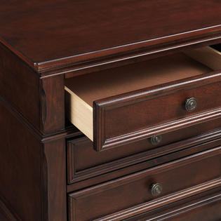 Gymax 3 Drawer Night Stand End Beside Table Sofa Side Table
