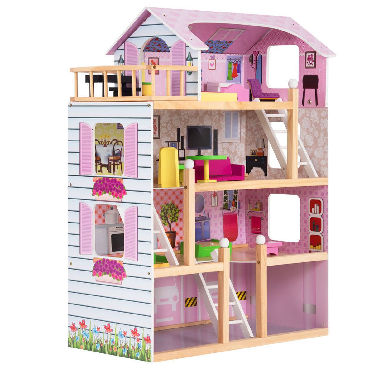 Tradewins Doll House Wood Loft Bunk