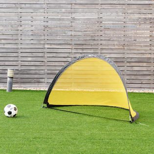 Gymax Set Of 2 Portable Pop Up Soccer Goals 6 For Backyard W Bag