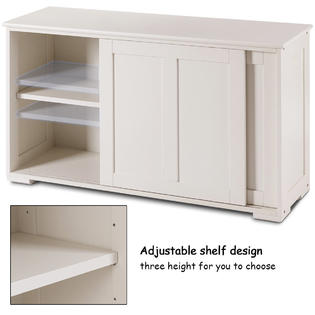 Furniture Kitchen Storage Cabinet Sideboard Buffet Cupboard Wood
