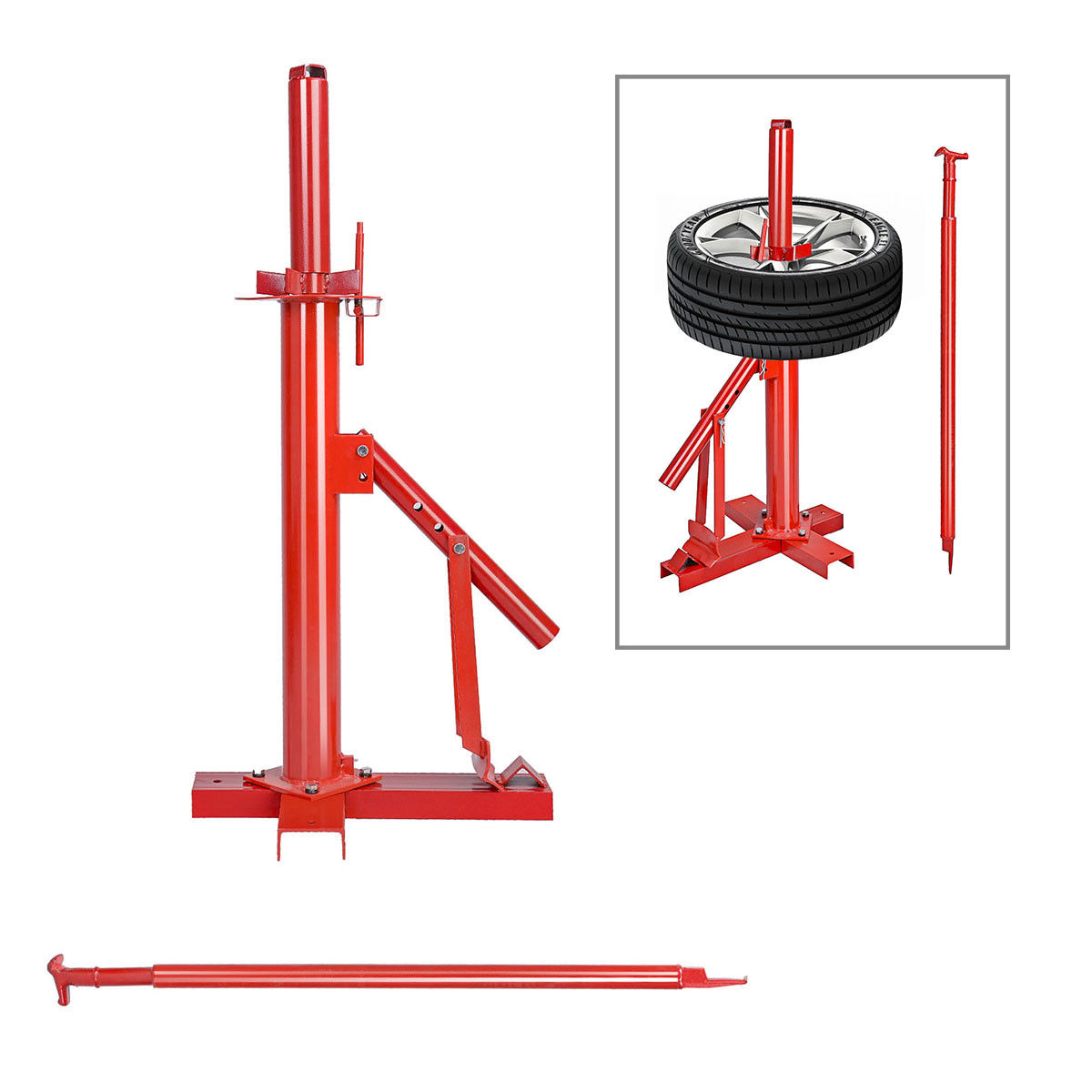 Tire Changers Festnight Tire Changer Bead Clamp Manual Tire Changer