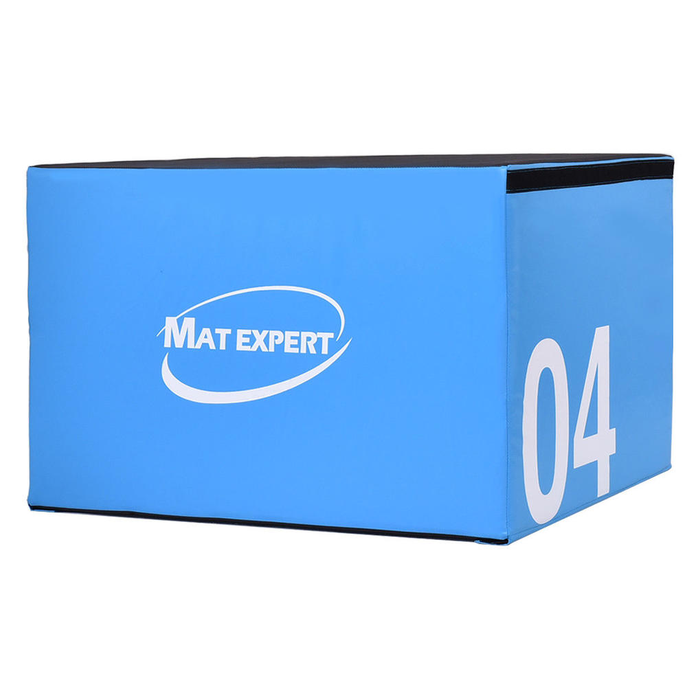 Gymax PVC Soft Foam Jumping Box Plyometric Exercise Fitness Safe 24"