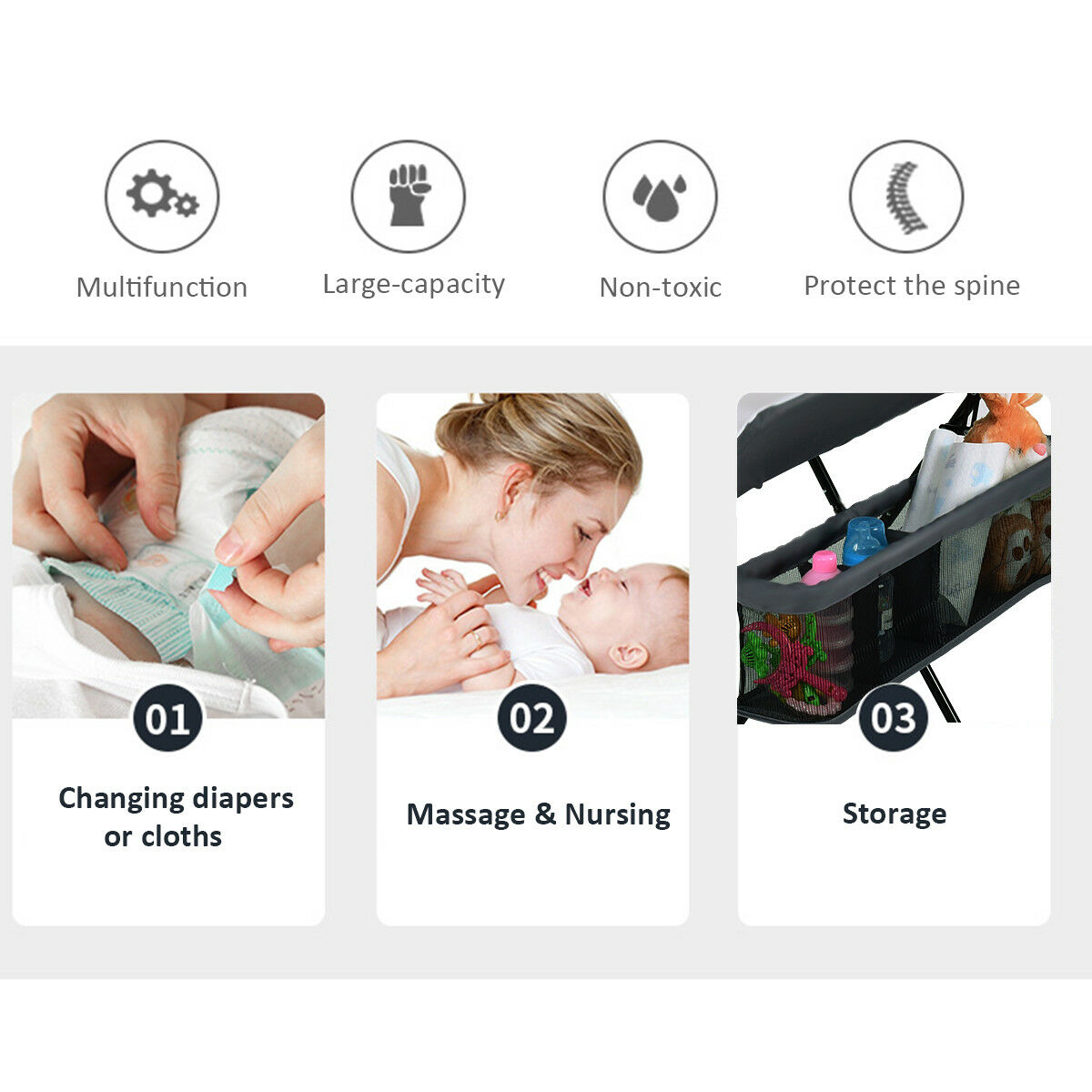 folding change table kmart