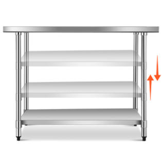Generic 30 X 48 Stainless Steel Food Prep Work Table Commercial Kitchen Worktable