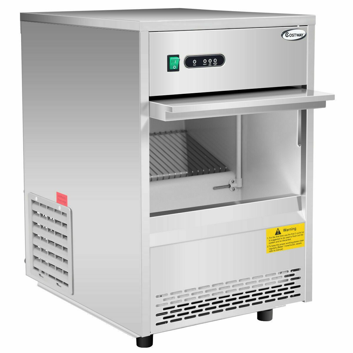 Commercial Automatic Ice Maker Machine 70lbs/24h Stainless Steel