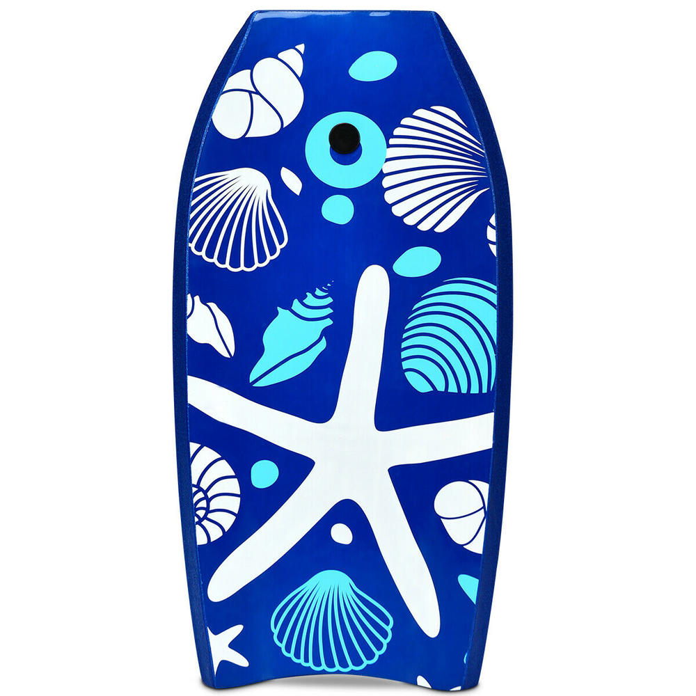 Gymax Water Sport Body Board Surfing With Leash EPS Core Boarding IXPE Starfish 41"