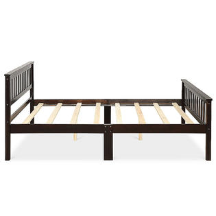 Gymax Wood Bed Frame Slats Support, Wood Support Slats For King Bed Frame